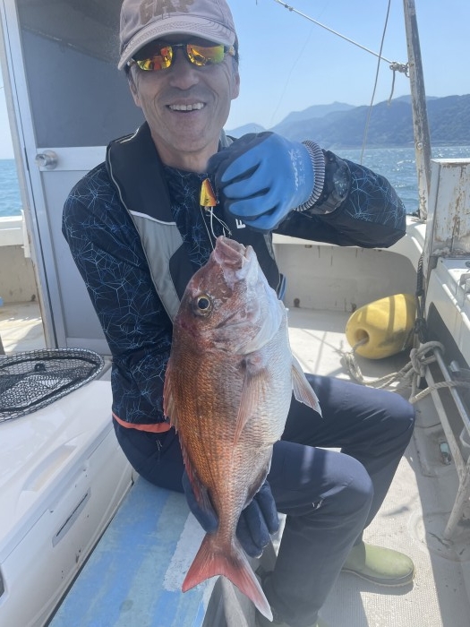 日曜日テンヤ真鯛 の写真