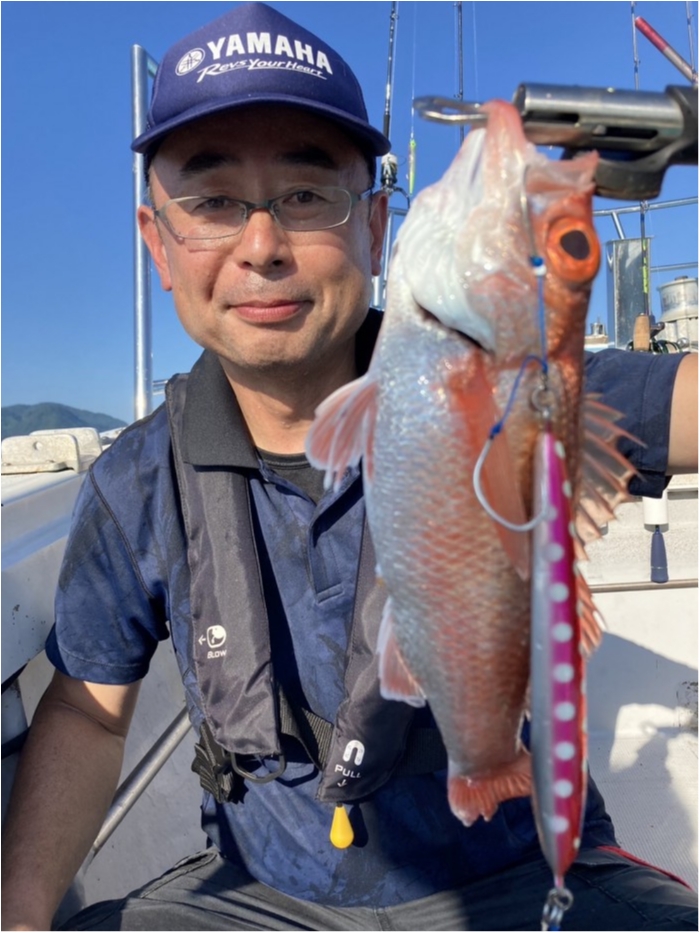 明日、明後日はアカムツスロージギング の写真