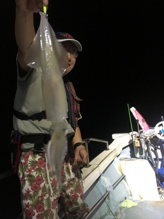 明方にかけてイカメタル の写真