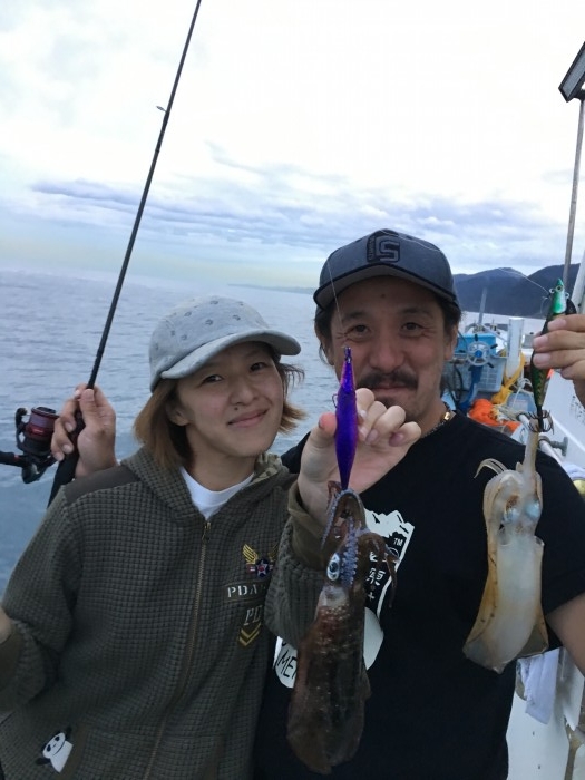 ティップラン初挑戦のお客様と出船 の写真