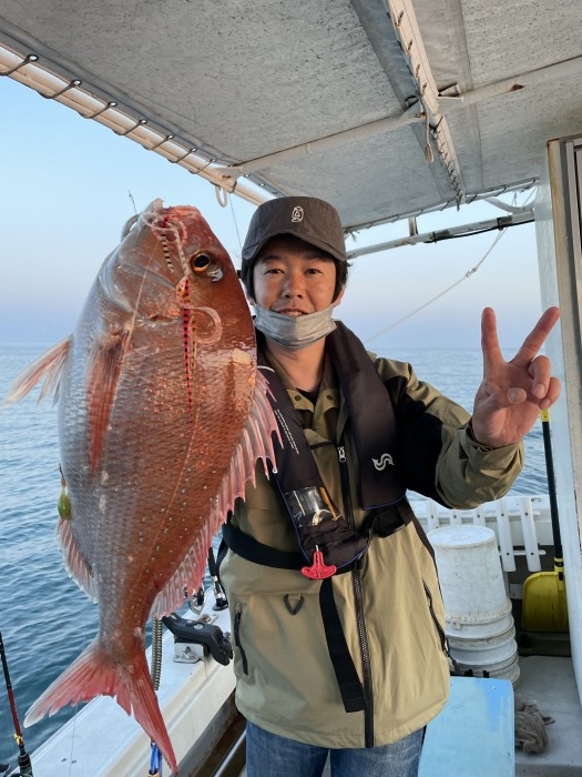 4日タイラバ、ライトジギング の写真