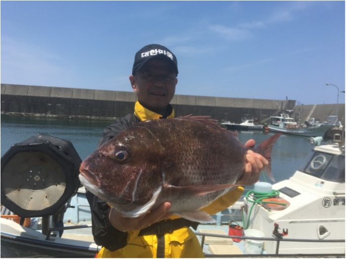 鯛ラバ、胴付き五目 の写真