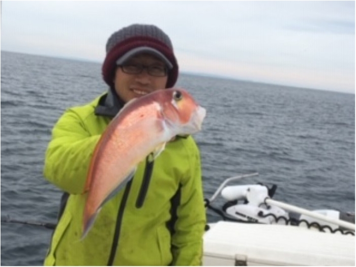 12月17日真鱈、甘鯛リレーで の写真