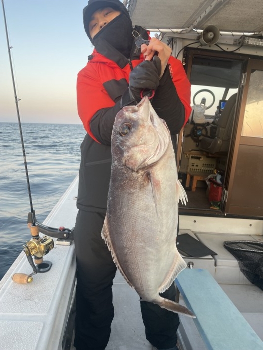 週末は真鯛、目鯛のタイラバに行きました。 の写真